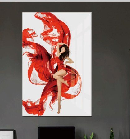 Red Woman - Wall art